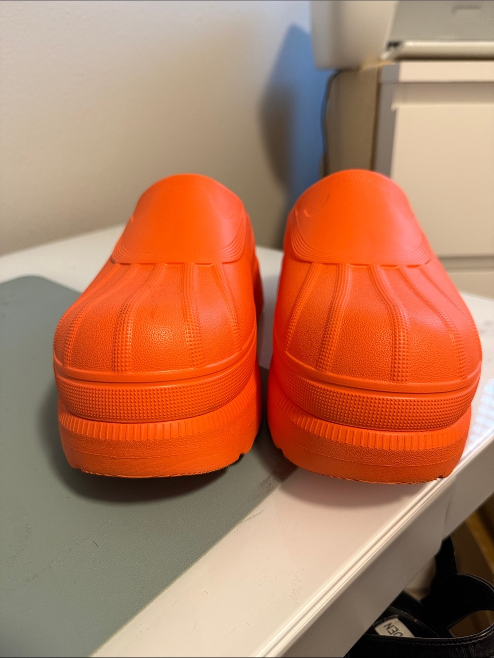 Sorel Caribou Orange Slip-On Waterproof Clog Shoes